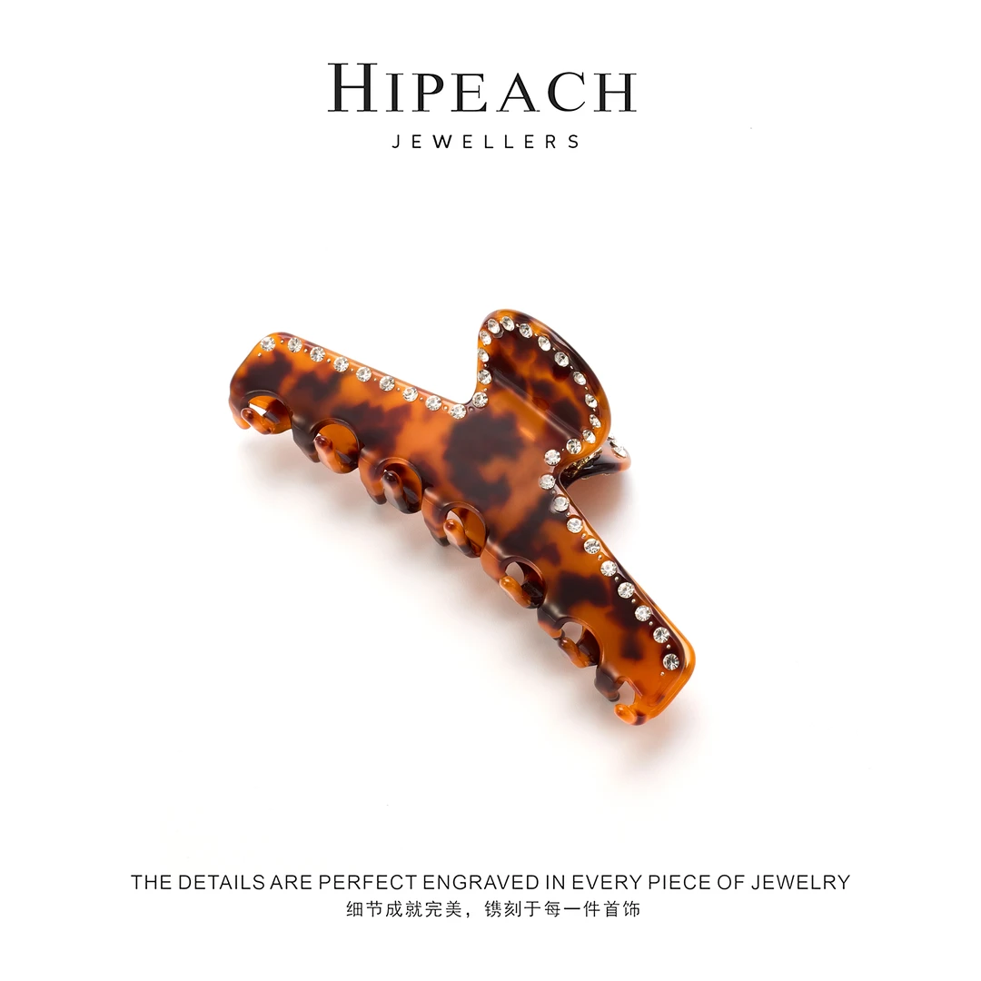 ♠天天♠【晚归】豹纹色抓夹HTWX002