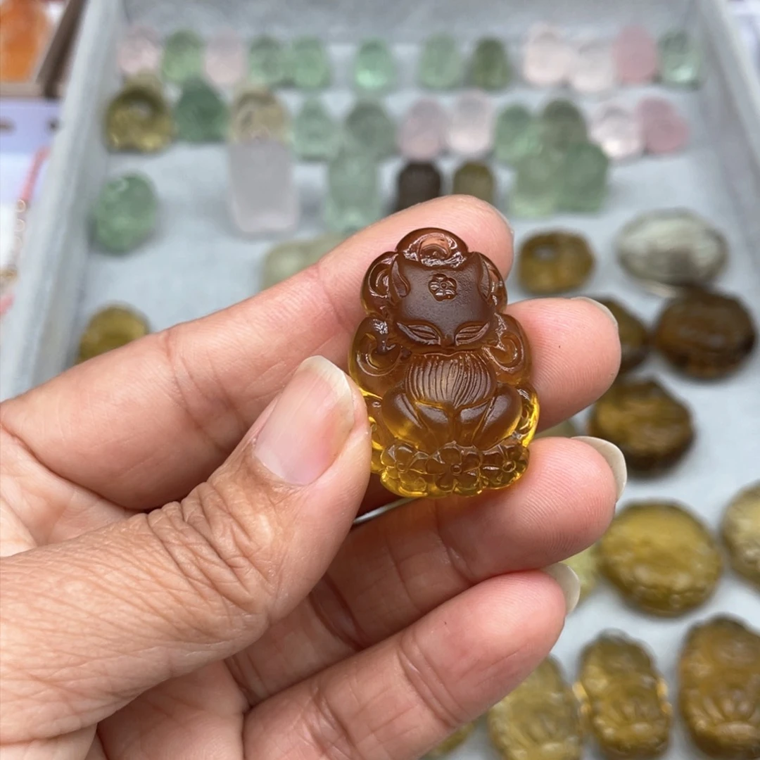 水晶吊坠(不含链)未镶嵌M*喵