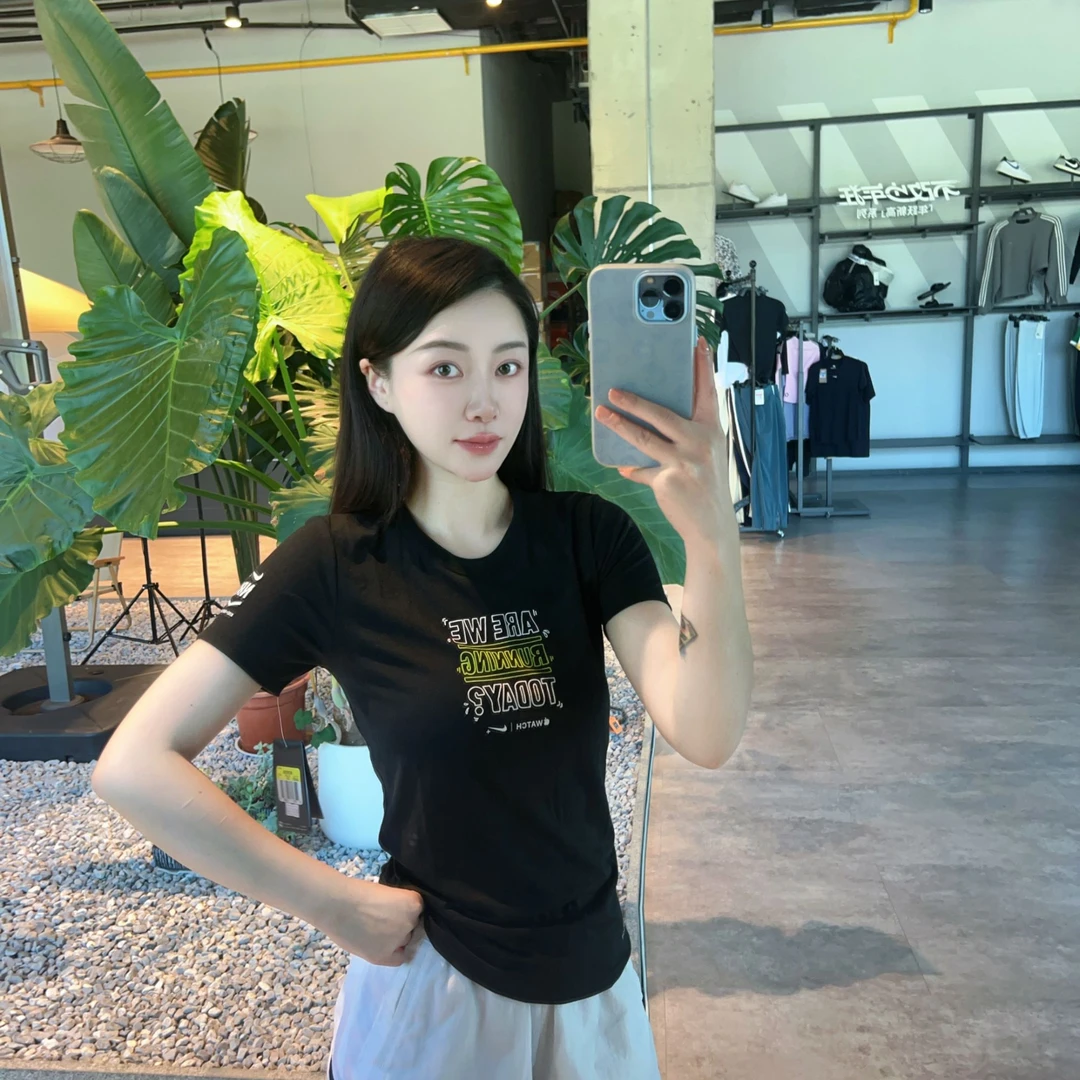 【流光风】耐克正品女子AS GC DRIBLEND TEET恤836327-010夏季休闲