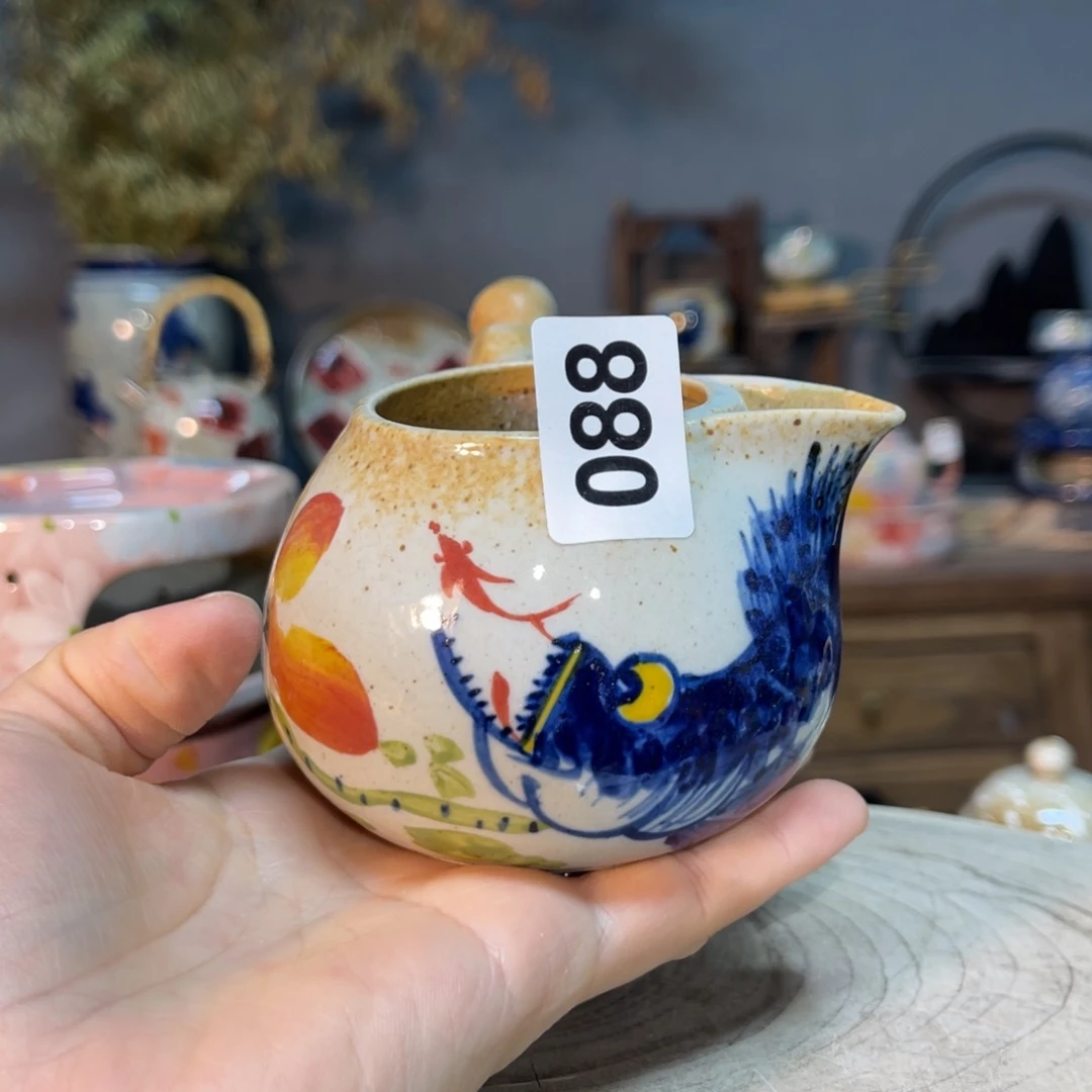 杯素浅陶瓷手工手绘