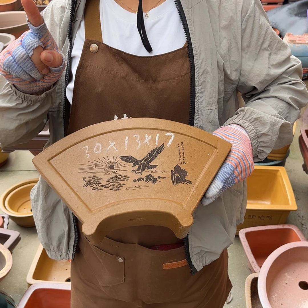 紫砂花盆盆景艺术