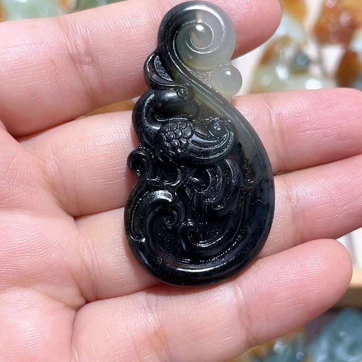 岫玉吊坠(不含链)未镶嵌