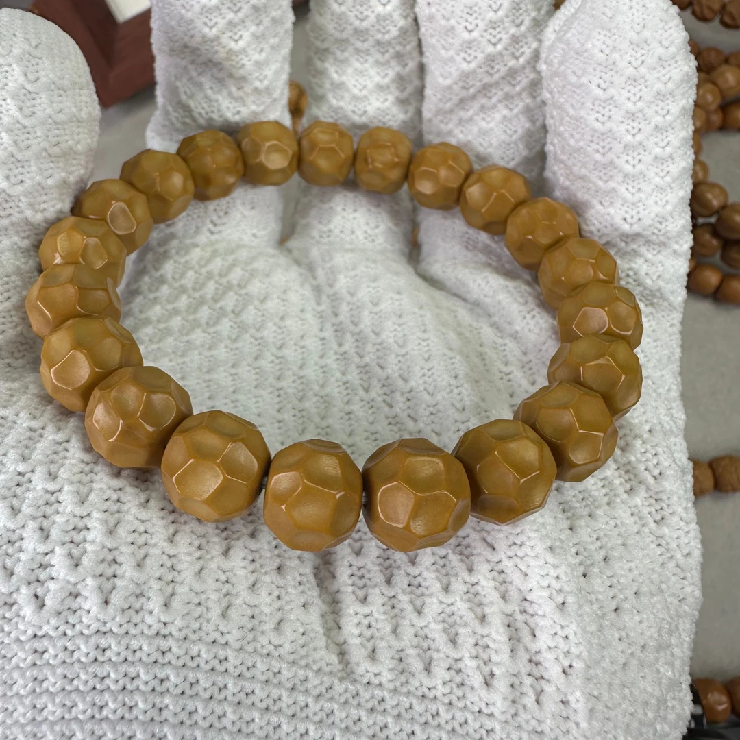 【藏器出品】深坑无相原皮原色毕业级高品质猴头核桃手串11+