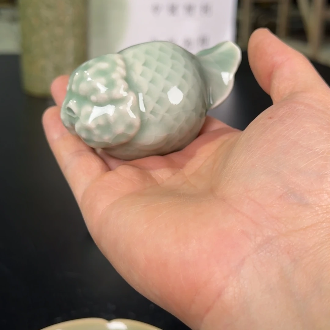 微瑕胖头鱼仰山品物
