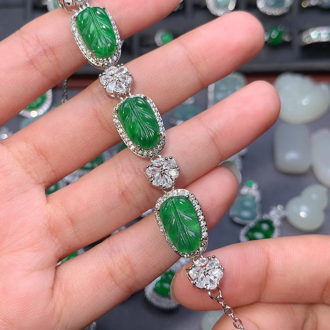 翡翠未镶嵌手链手链