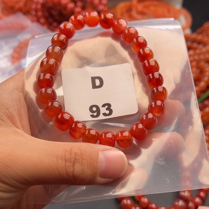 南红玛瑙未镶嵌多样性发货默认微瑕称重9mm