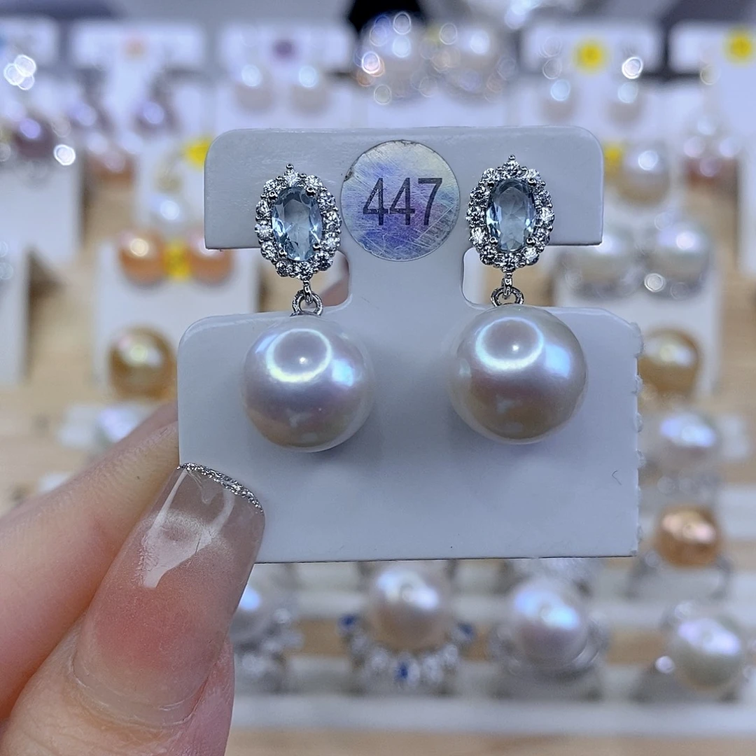 淡水珍珠未镶嵌耳饰