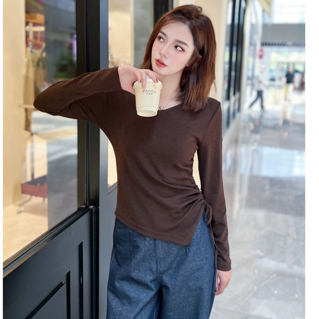 DS53828回味依衣高级感时尚设计师新款小衫