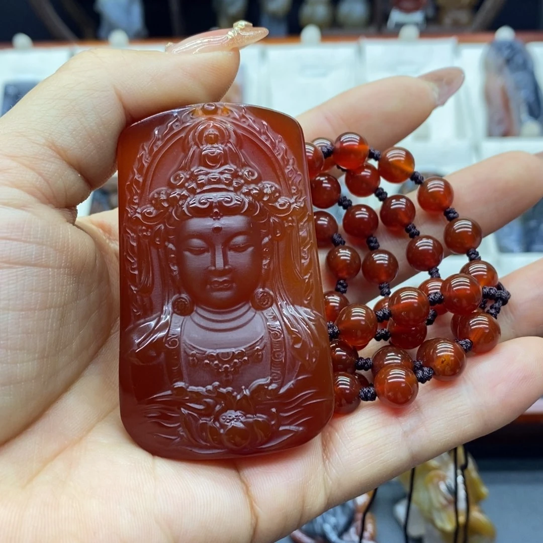 未镶嵌吊坠(赠链)玛瑙/玉髓百**独吊坠