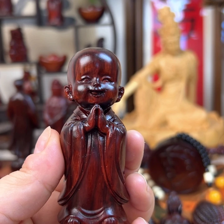 龙***海木自在小和尚木结构工艺制作