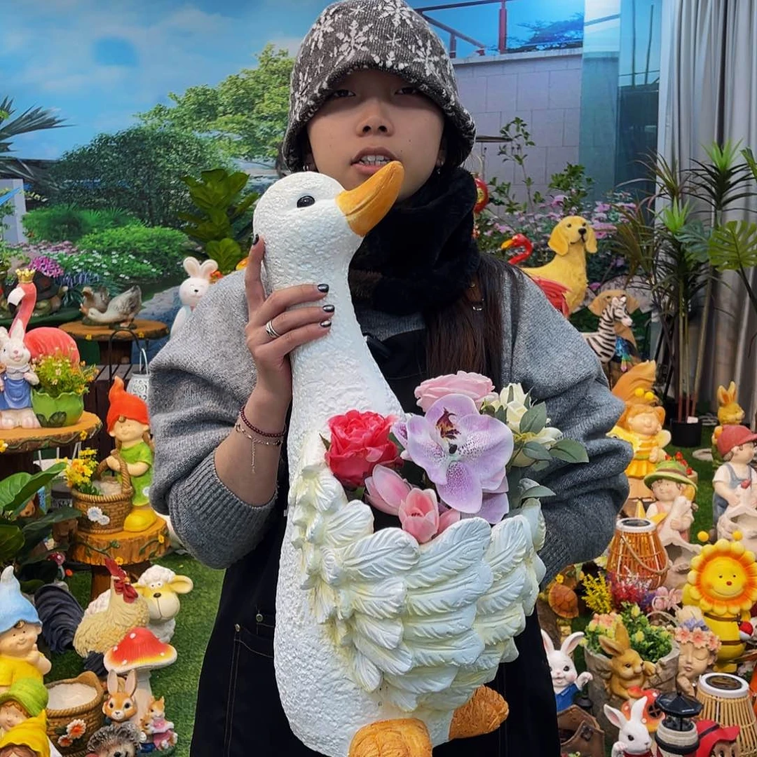 红陶花园庭院摆件&000&