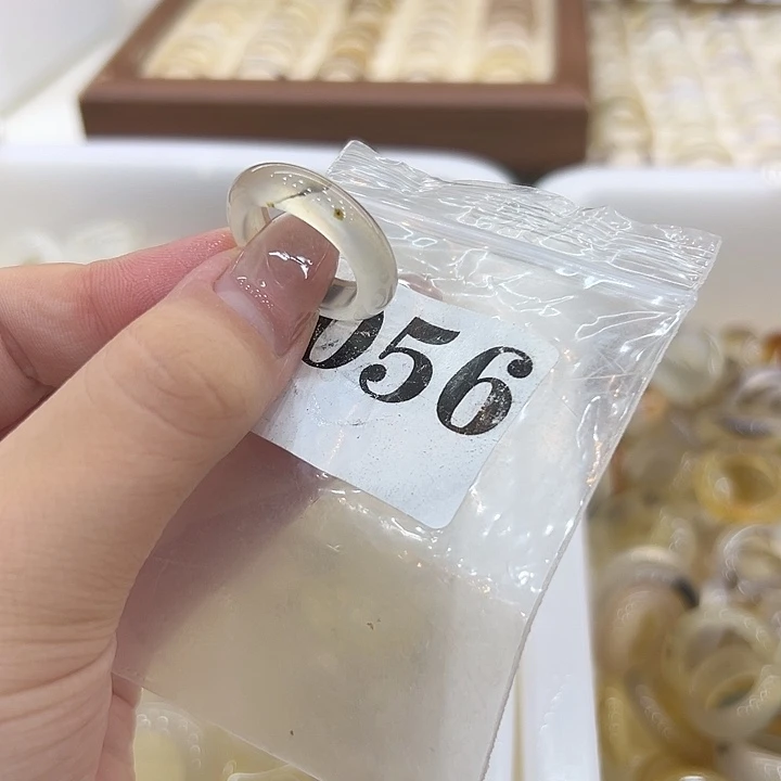 合金戒指玛瑙/玉髓56港15