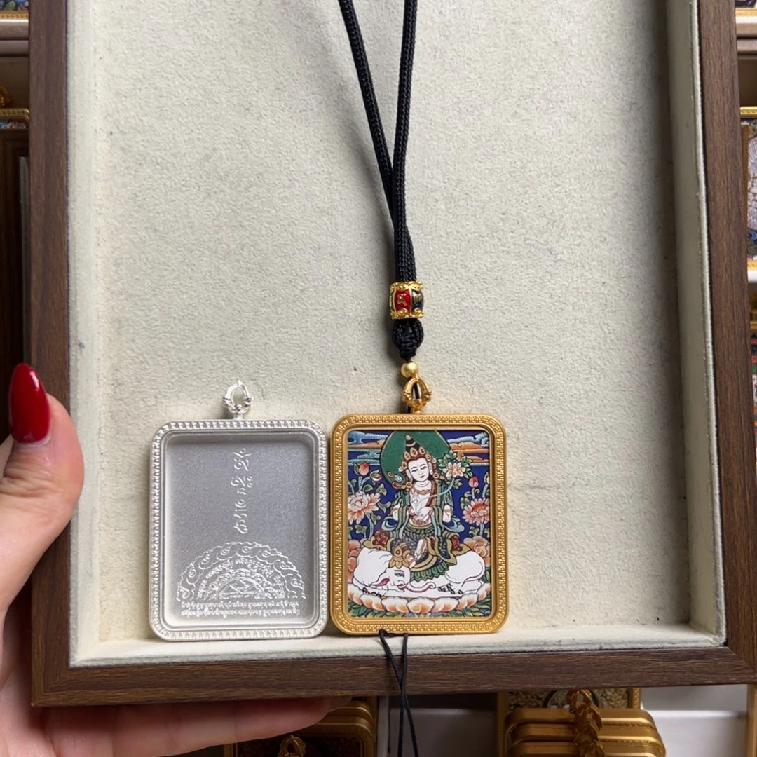 駿***⁶吊坠普贤单面定制