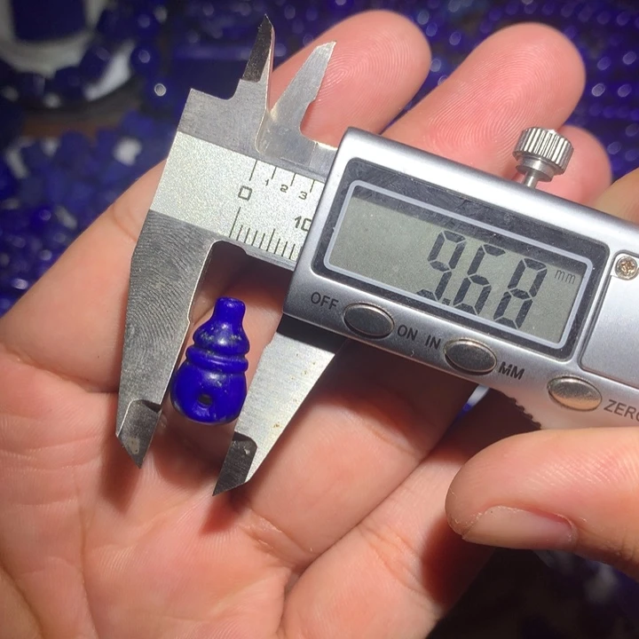 青金石未镶嵌16*9mm三通