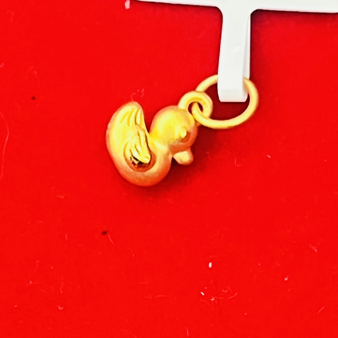 【莹莹专享】足金999 小鸭吊坠 XP 0.45