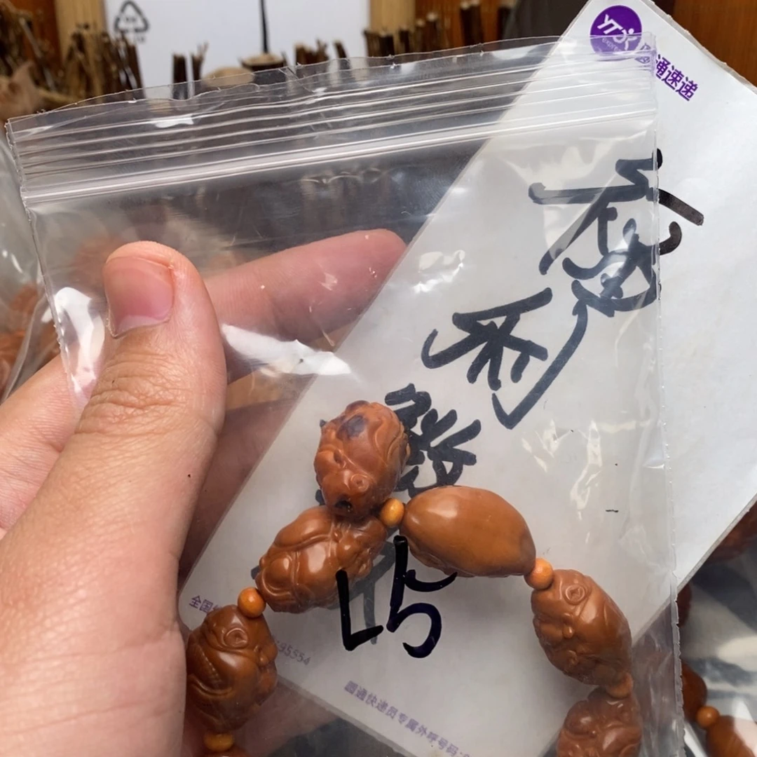 橄榄核手串/手链橄榄核雕刻工艺宇