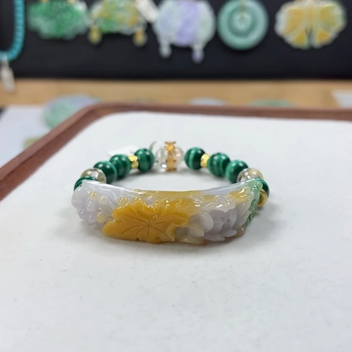 未镶嵌手链翡翠手牌
