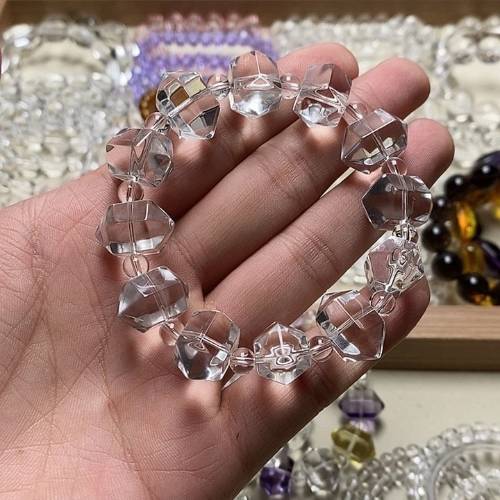 非金属卡19mm双尖手串