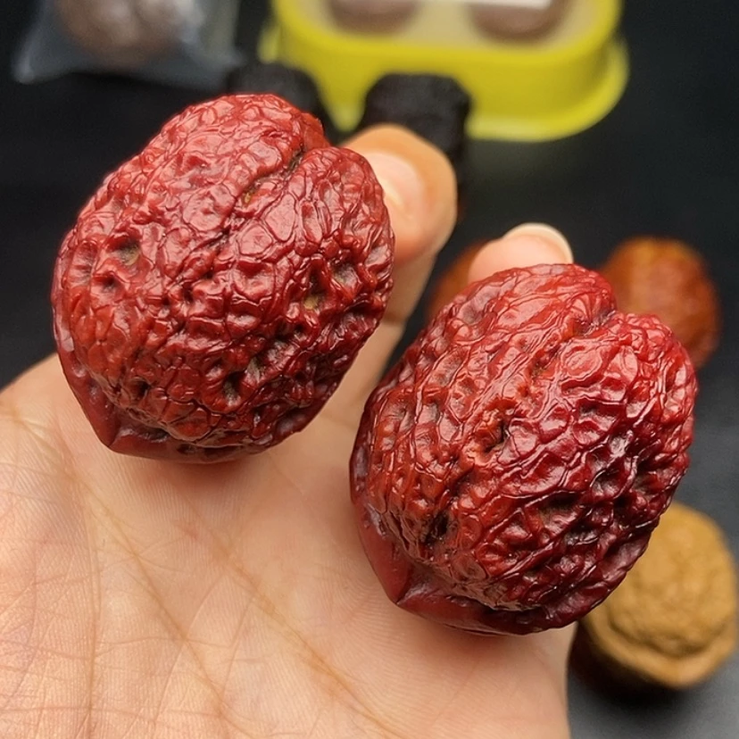 【闪购商品】把件文玩核桃40尺金蟒元宝