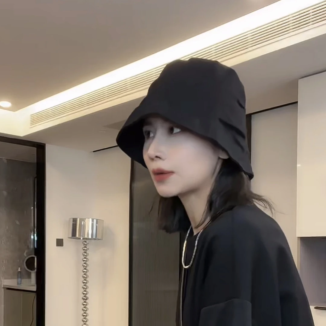 小静静一会【麻料渔夫帽】2023小众时尚百搭遮阳帽子 2305A727