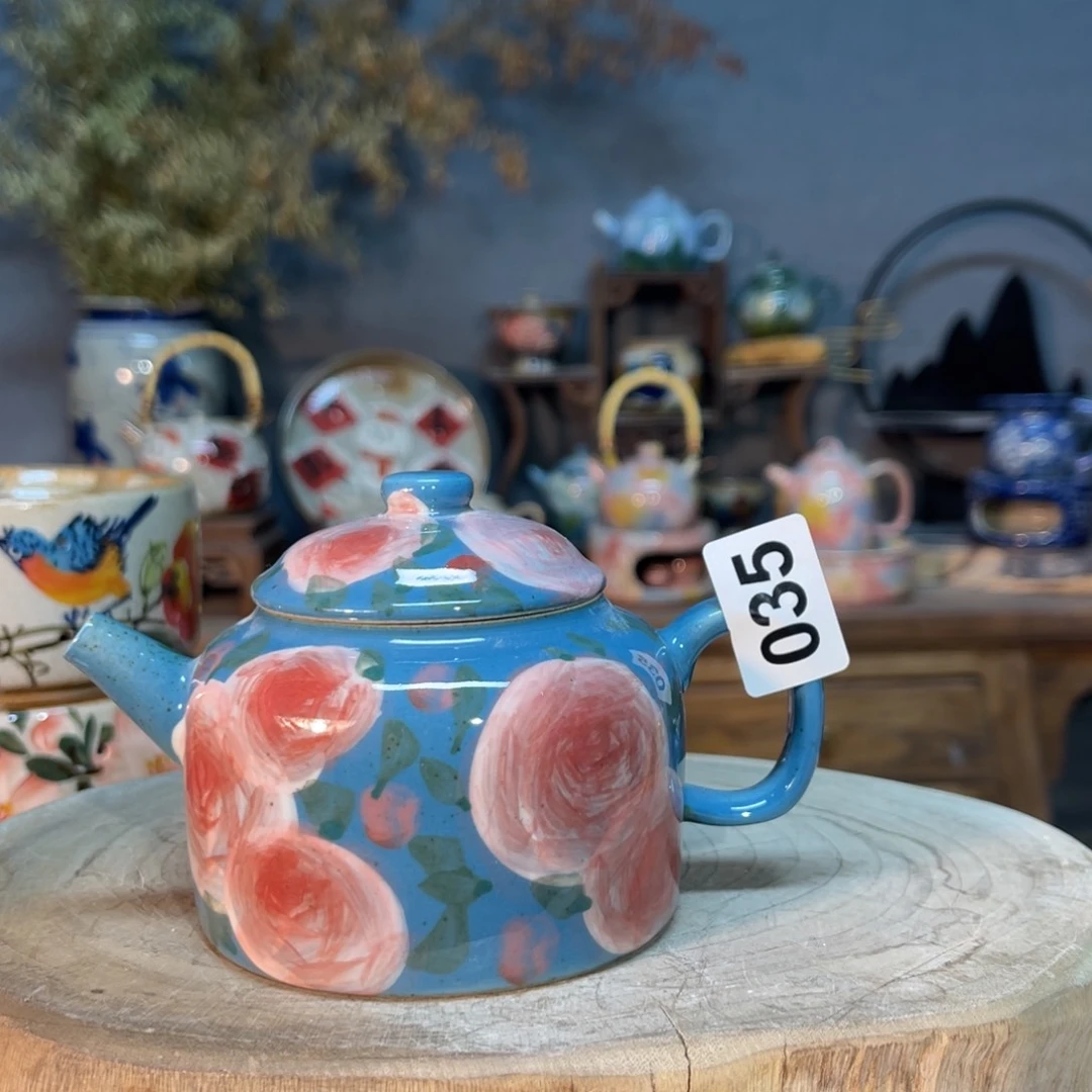 杯素浅陶瓷手工手绘