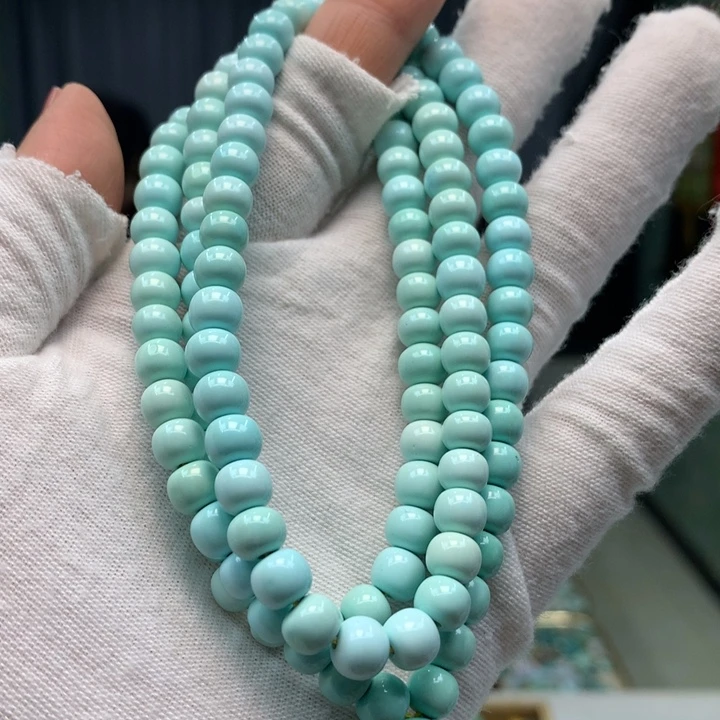 绿松石未镶嵌长链