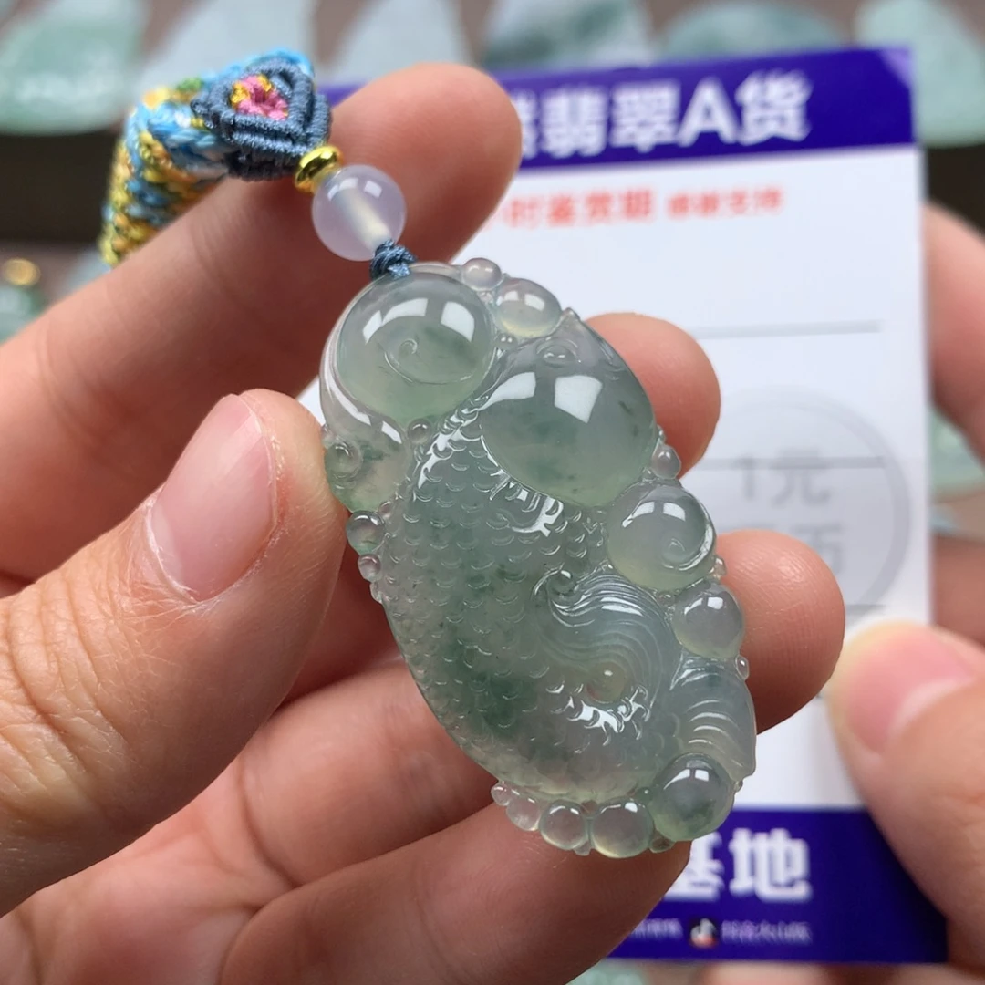 颈饰未镶嵌翡翠天然翡翠