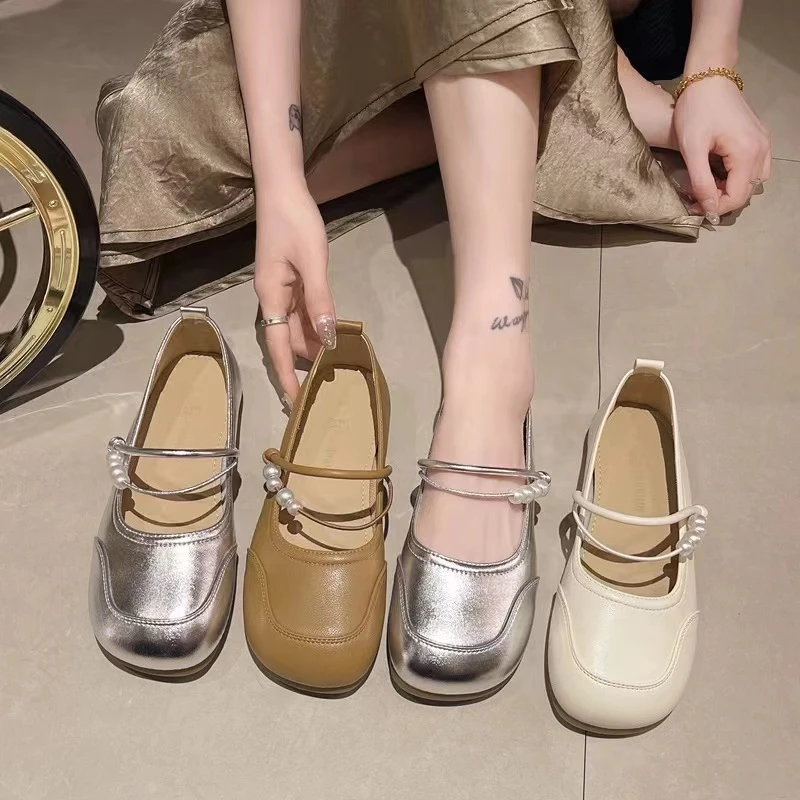 春季小皮鞋英伦风软底舒适百搭款乐福单鞋D2303或2303