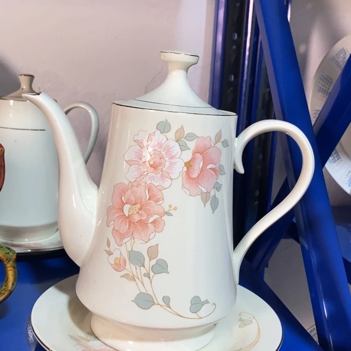 瓷片春蕾象牙瓷茶壶约1升