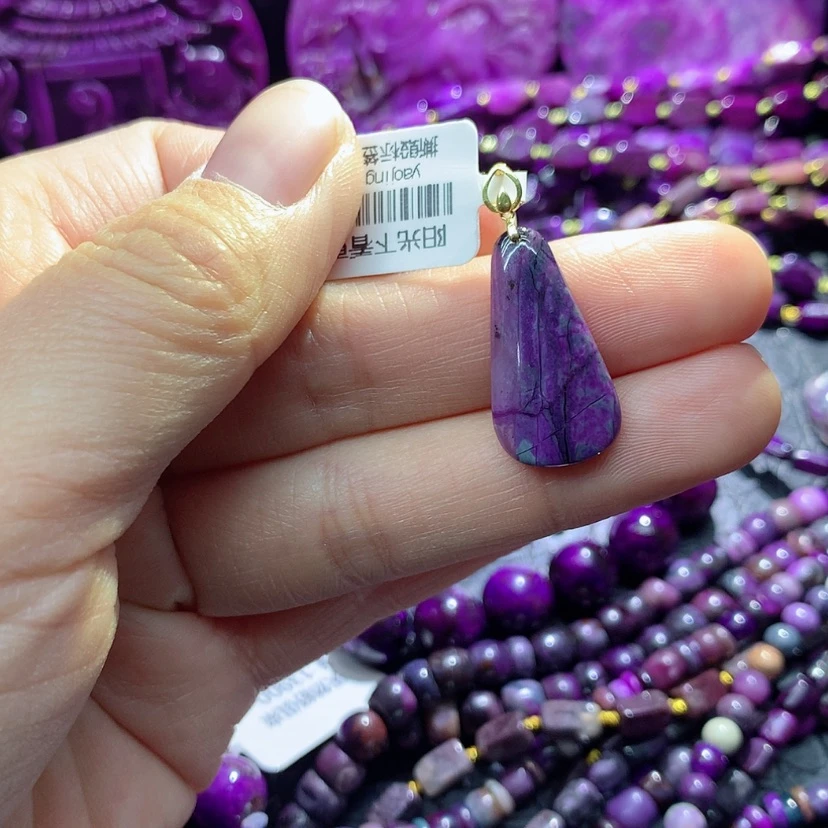 【闪购商品】苏纪石（舒俱来）18K金镶嵌吊坠