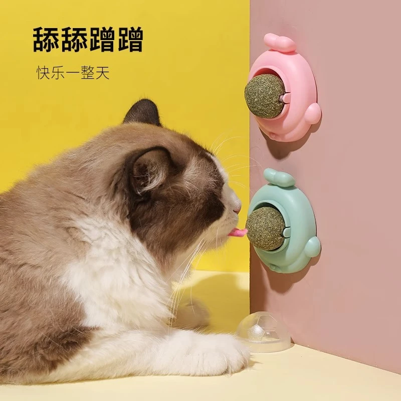 猫薄荷球猫玩具磨牙洁齿耐咬解闷神器幼猫小猫猫咪自嗨舔舔乐用品