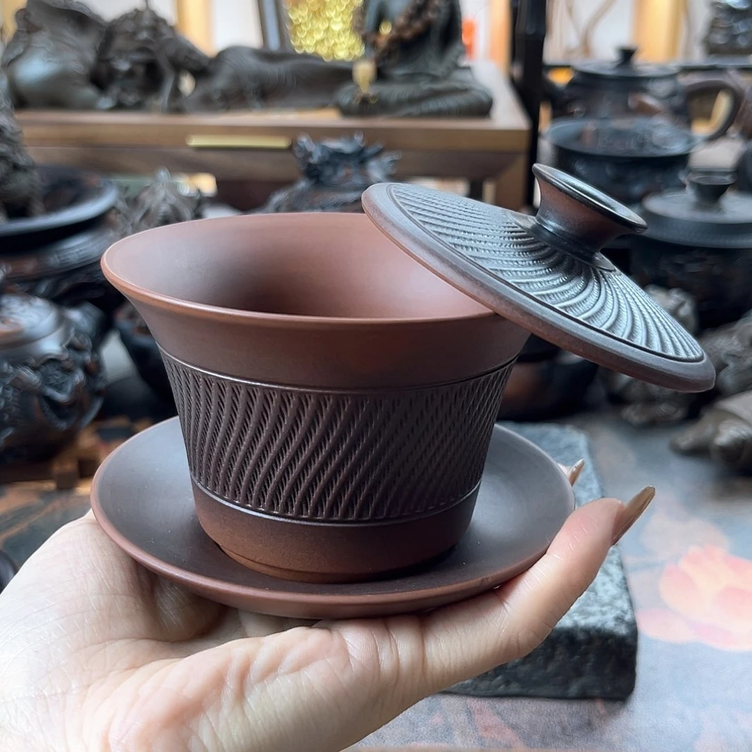 拾***己紫砂茶壶云南建水紫陶壶