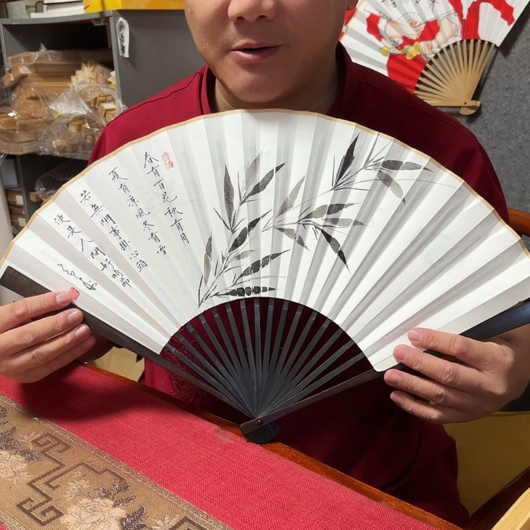 书法手写手绘作品9.5寸黑檀木春有百花