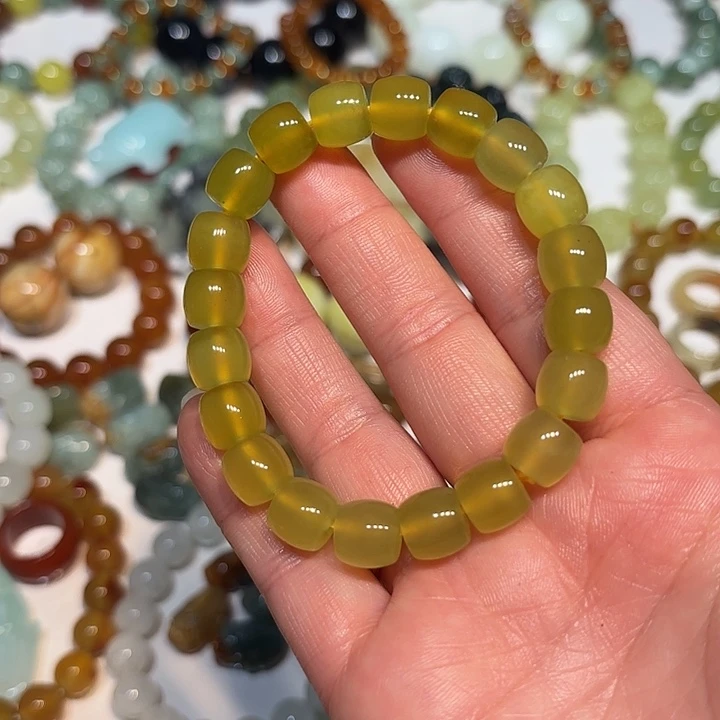 蛇纹石玉未镶嵌手串