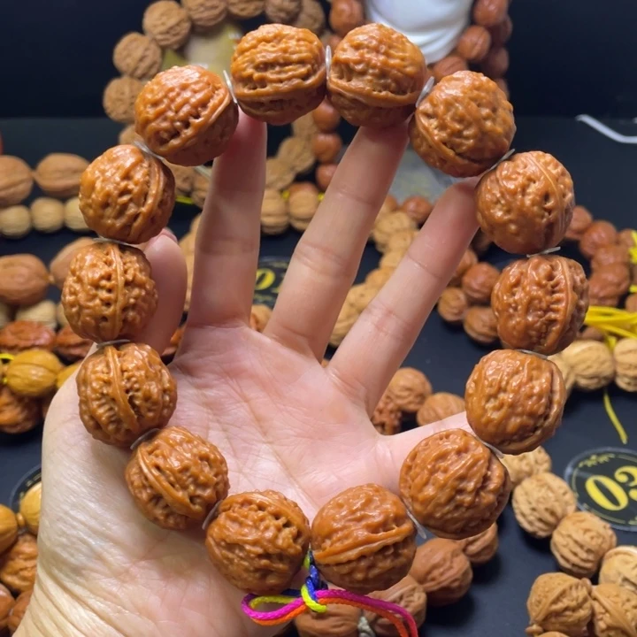 手串文玩核桃荔枝纹