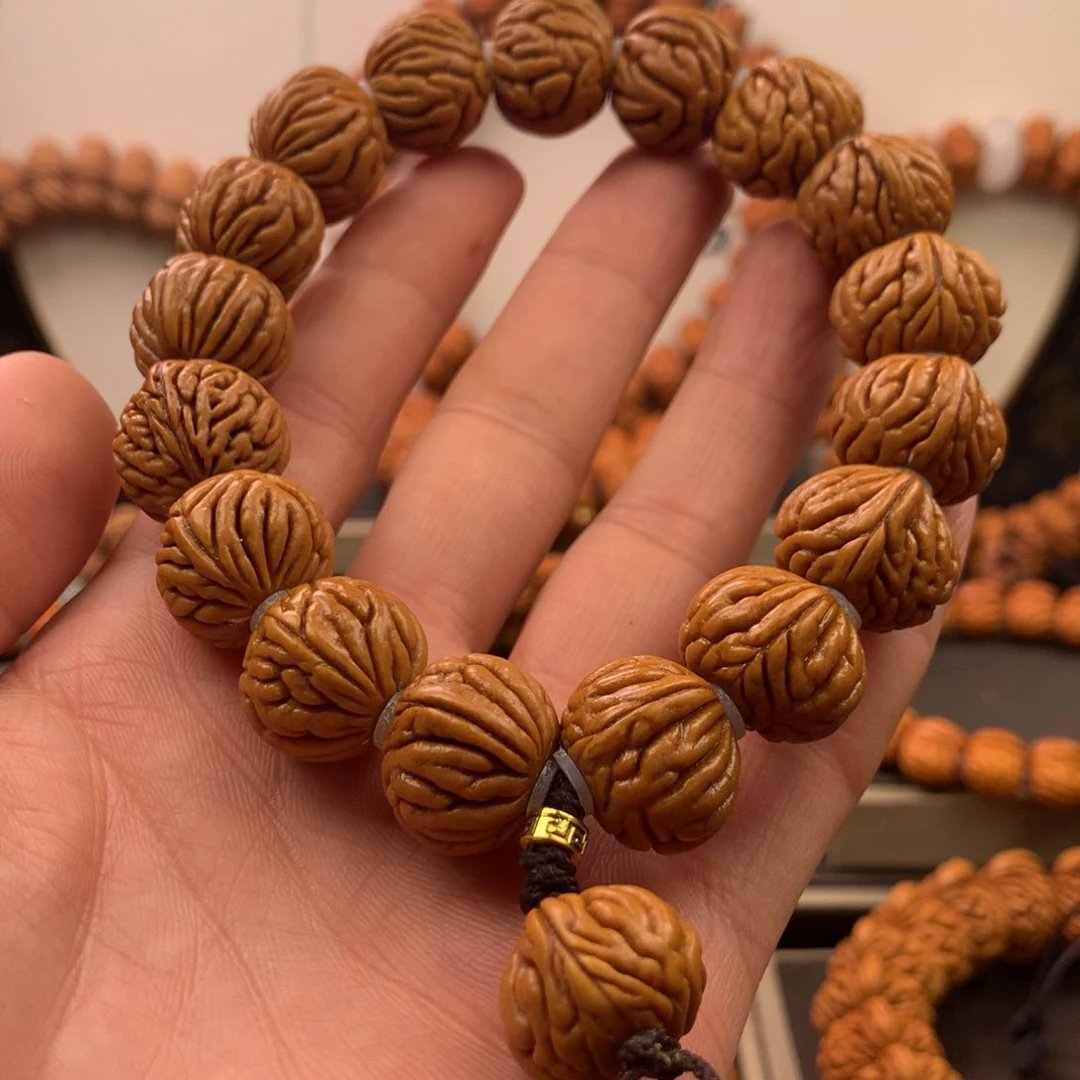 【闪购商品】桃核手串18地球仪手串