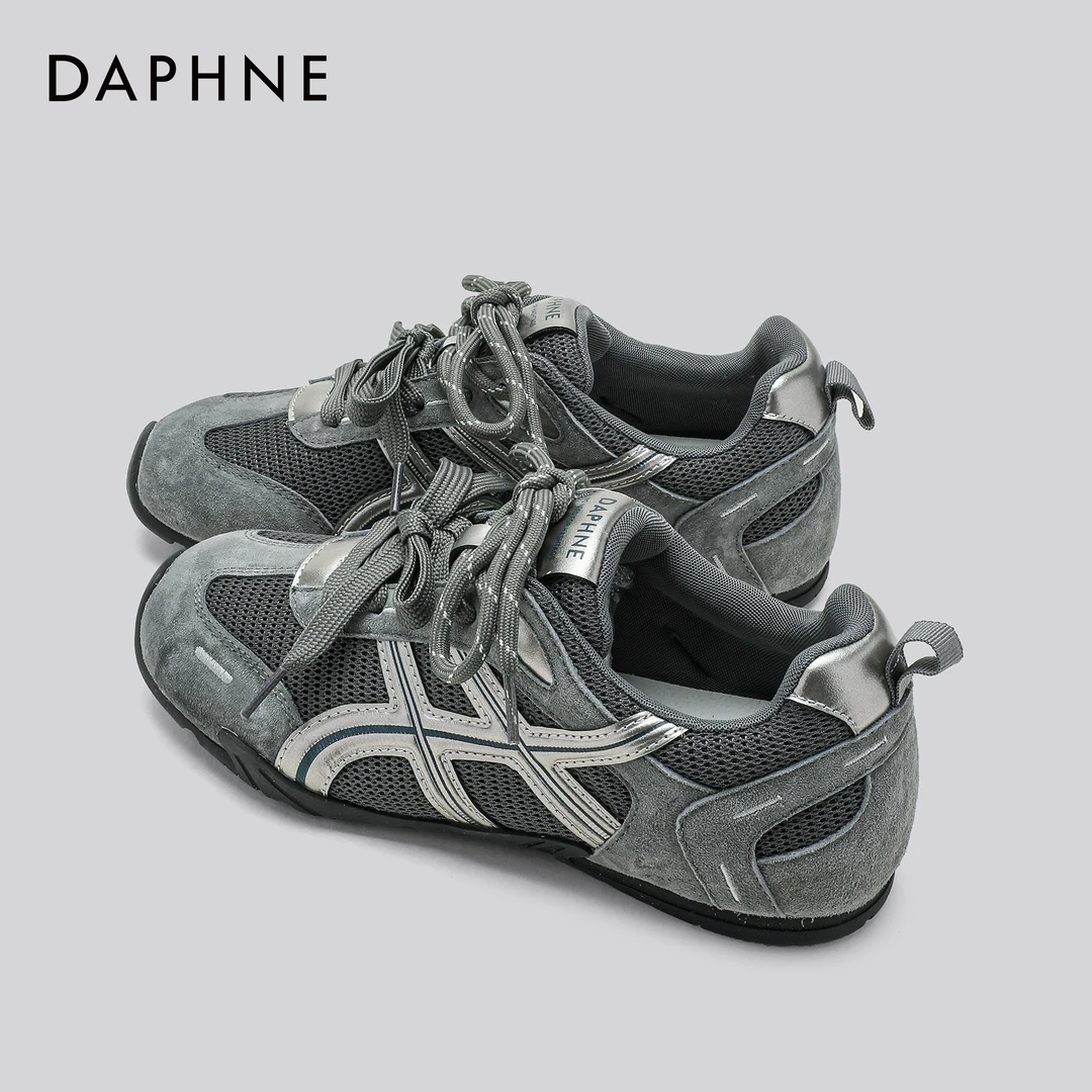 Daphne/达芙妮薄底德训鞋女2025秋季新款潮鞋时尚百搭运动休闲鞋