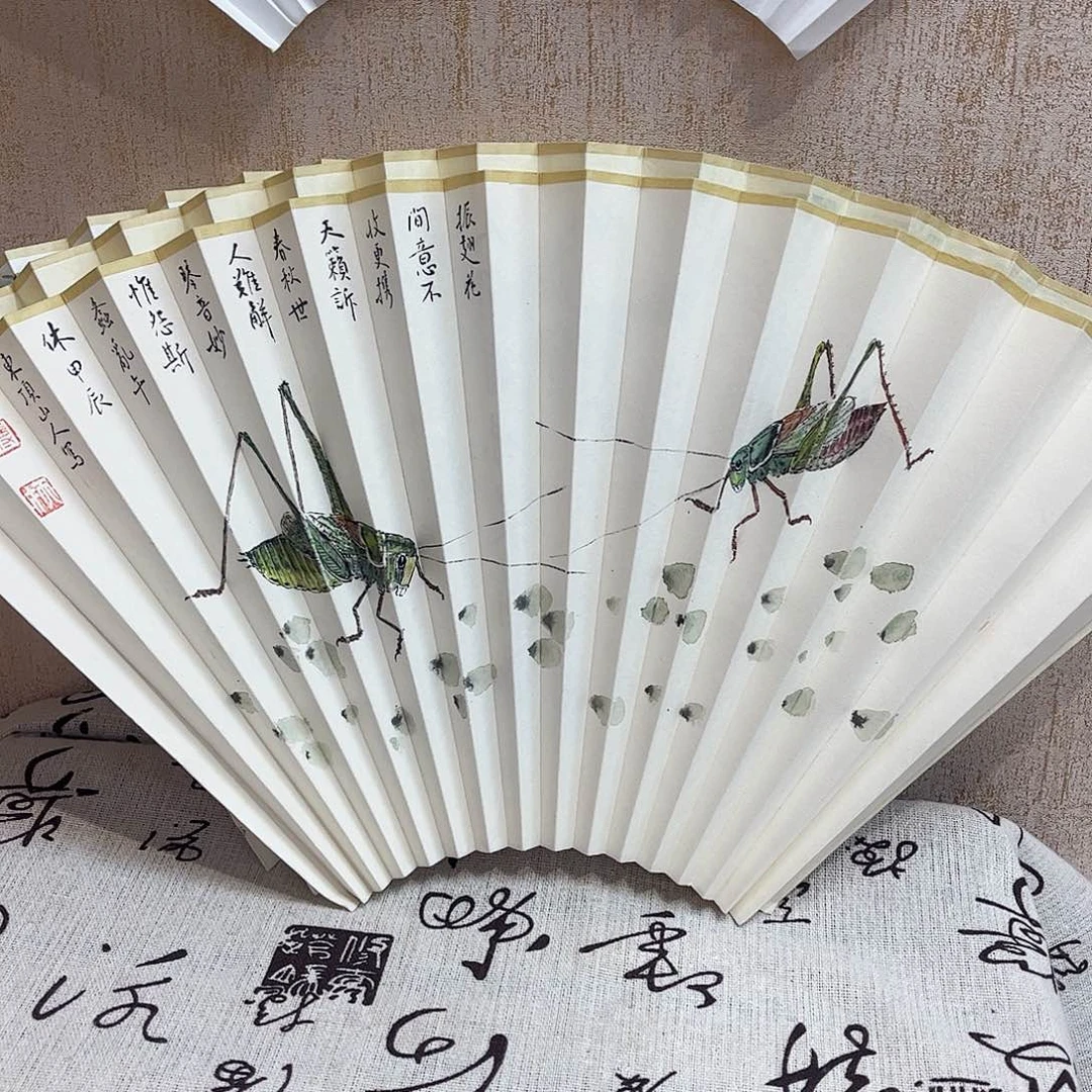 扇子95寸16方2.0扇面折扇