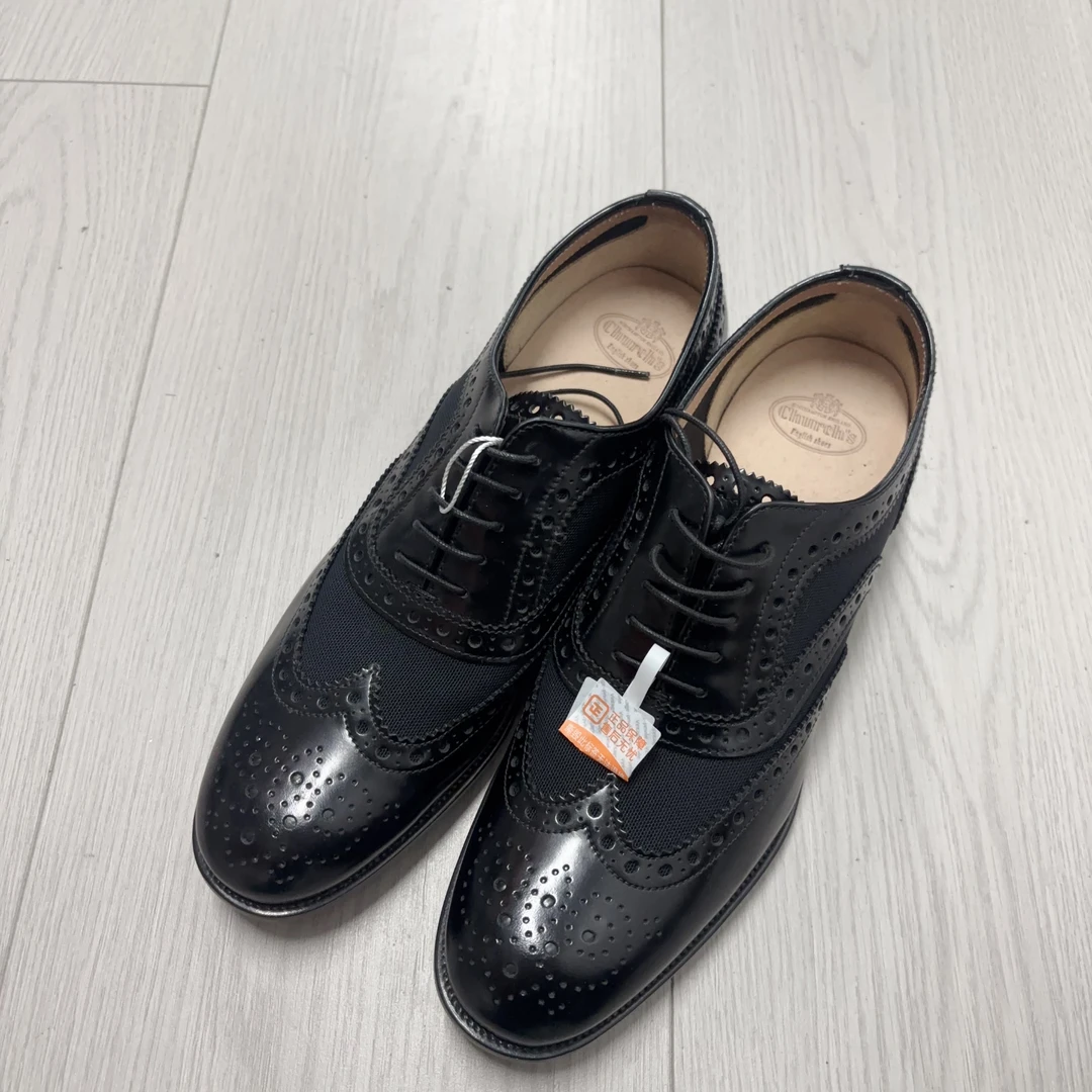 95新 ALEXANDER WANG 牛津女士皮鞋黑色/251229SCTVB04