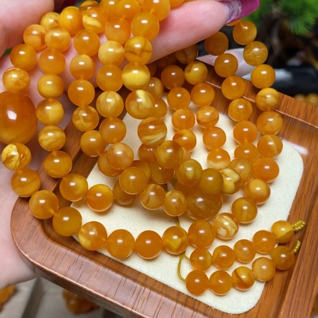 【闪购商品】蜜蜡颈饰未镶嵌项链