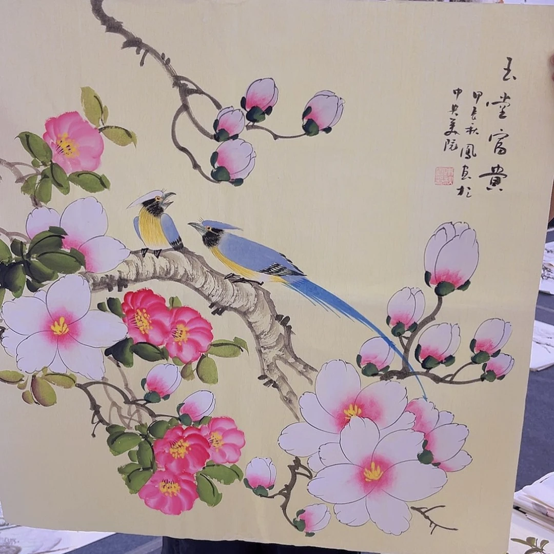 国画宣纸国画纯手绘作品