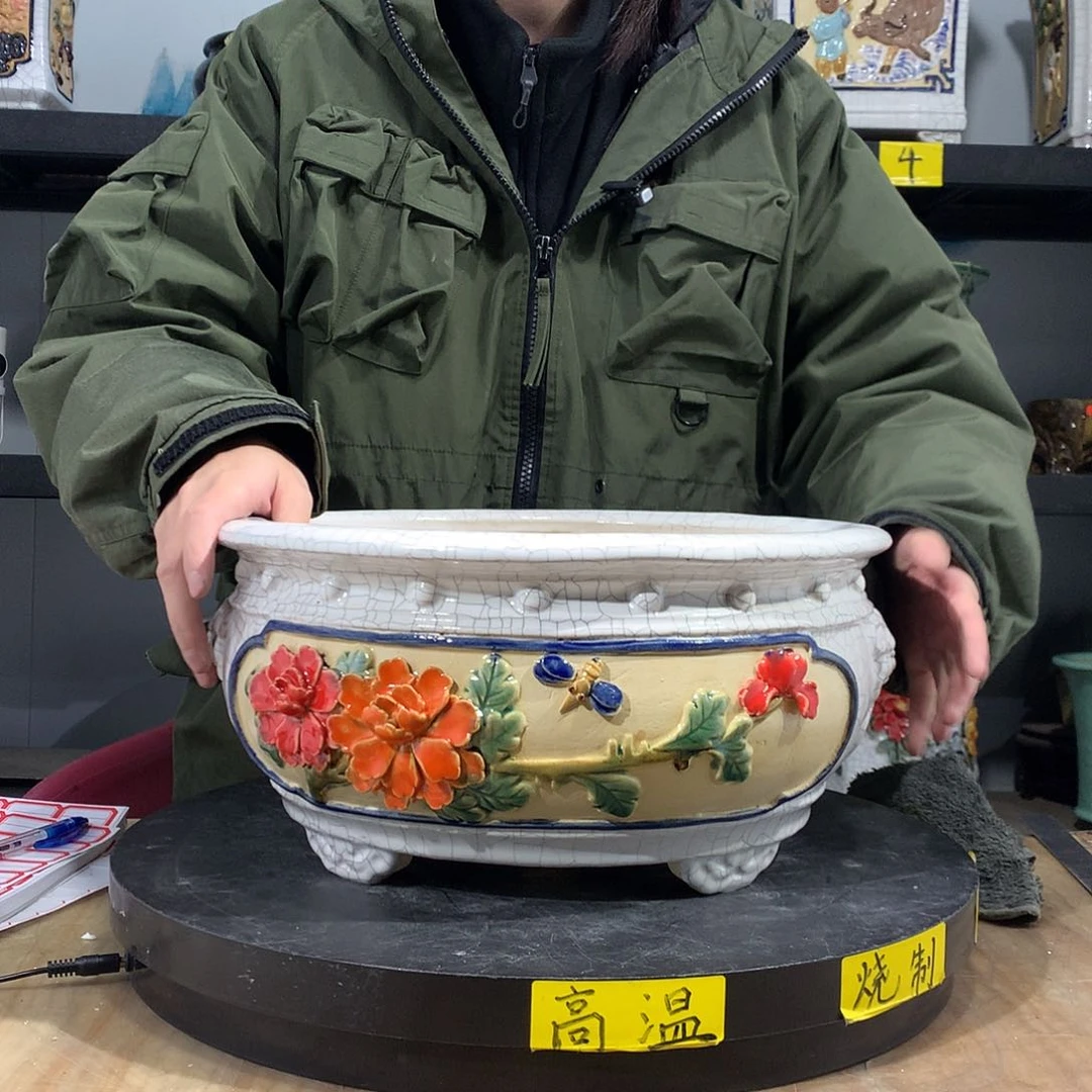 陶阿杰石湾盆高温烧制