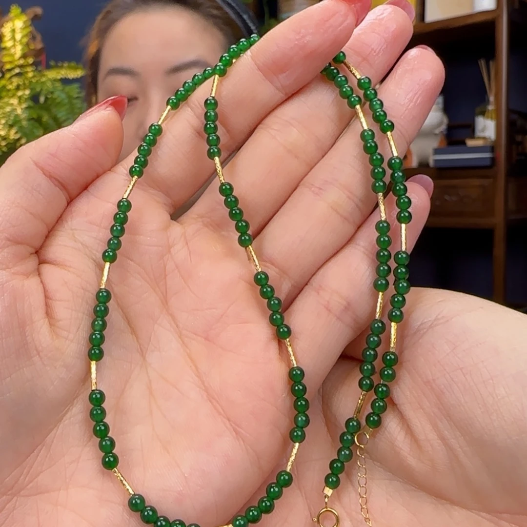 翡翠颈饰未镶嵌T**g111111111111