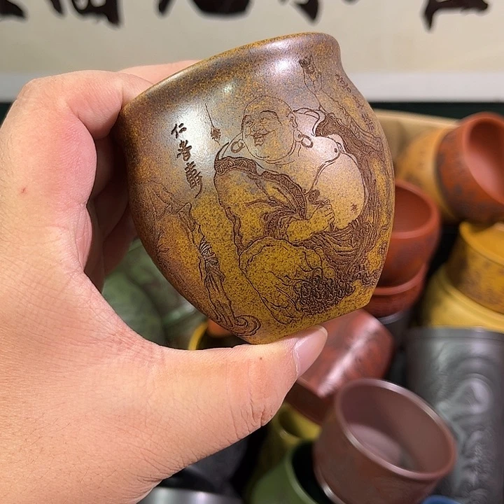 茶杯紫砂全手工紫砂主人杯