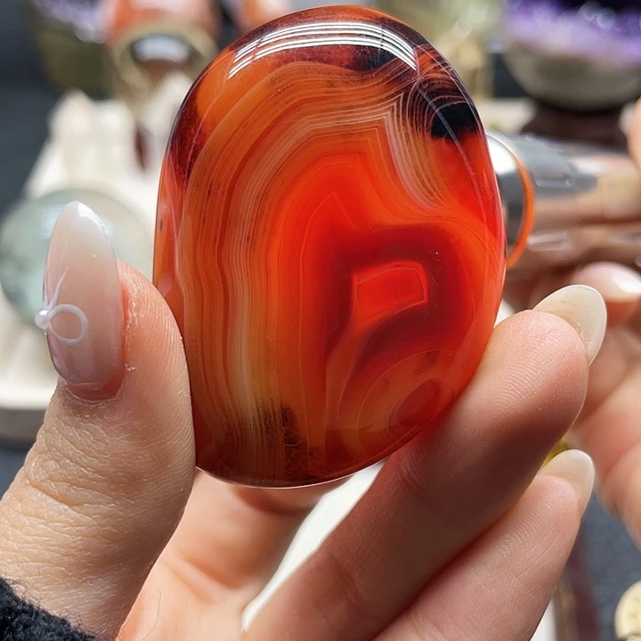 水晶未镶嵌珠宝半成品65缠丝码脑手握