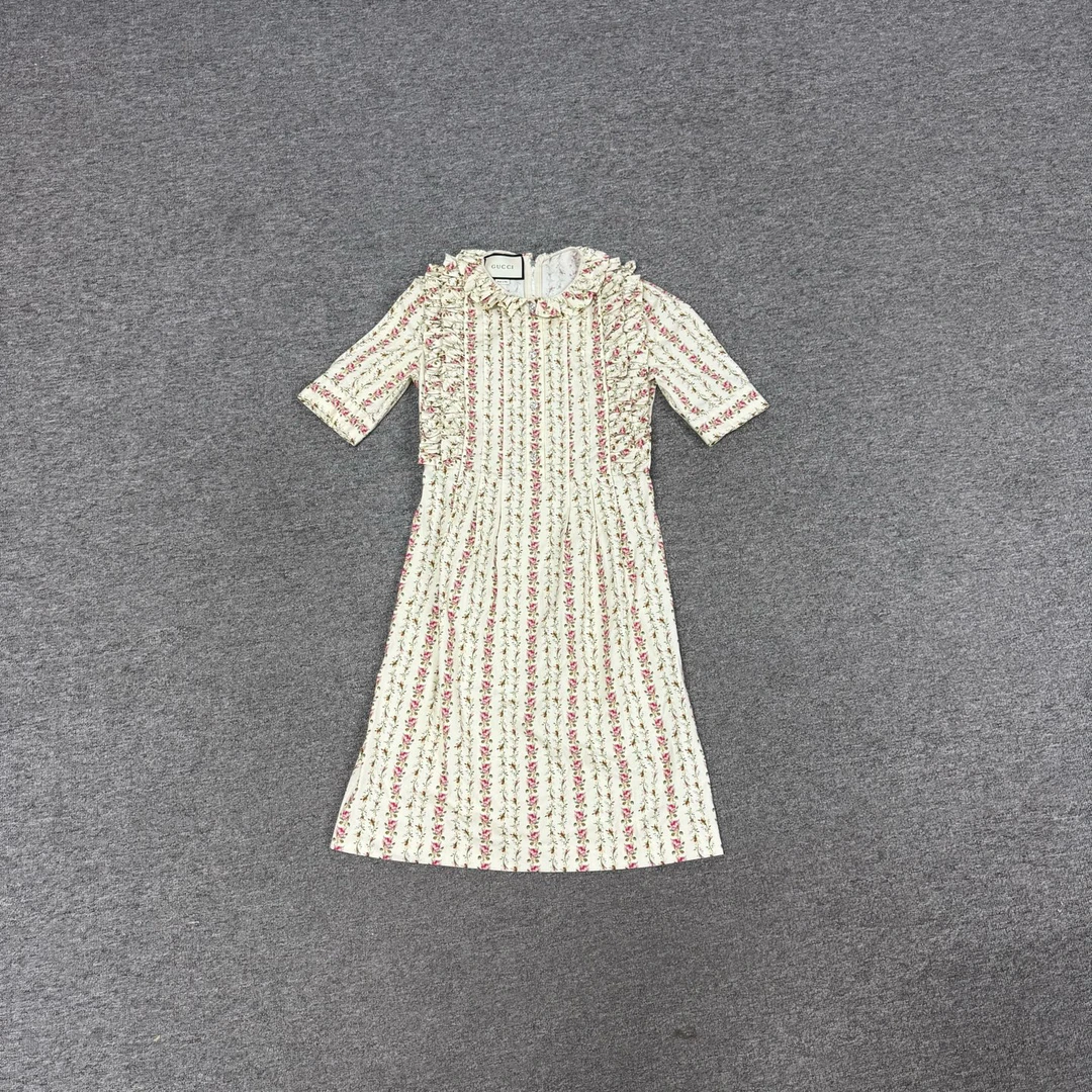 99新 AMIPARIS Gucci碎花连衣裙40码