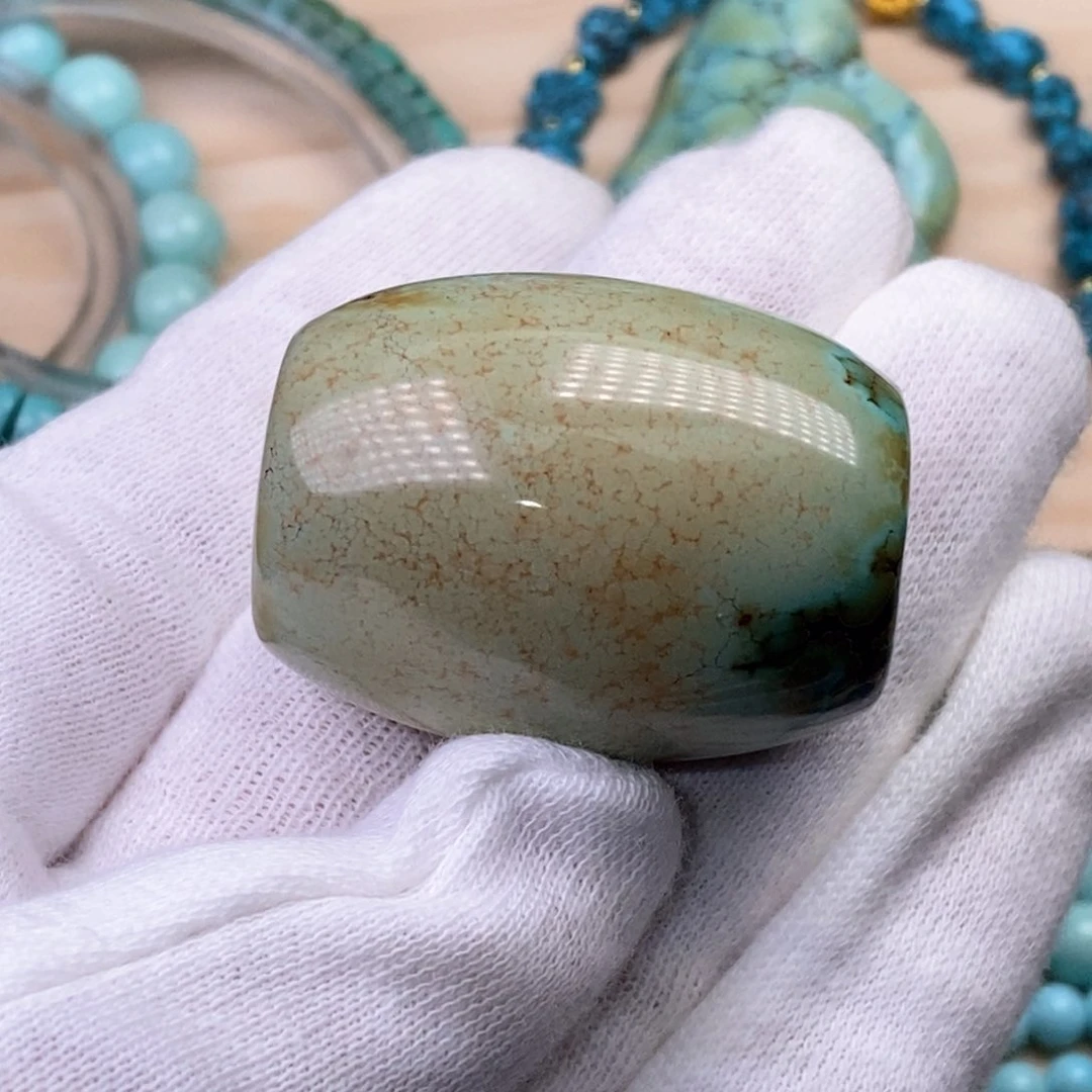 未镶嵌绿松石珠宝奇石27mm