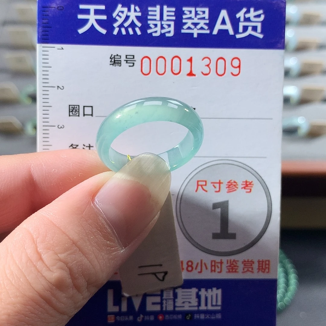 翡翠未镶嵌戒指19号