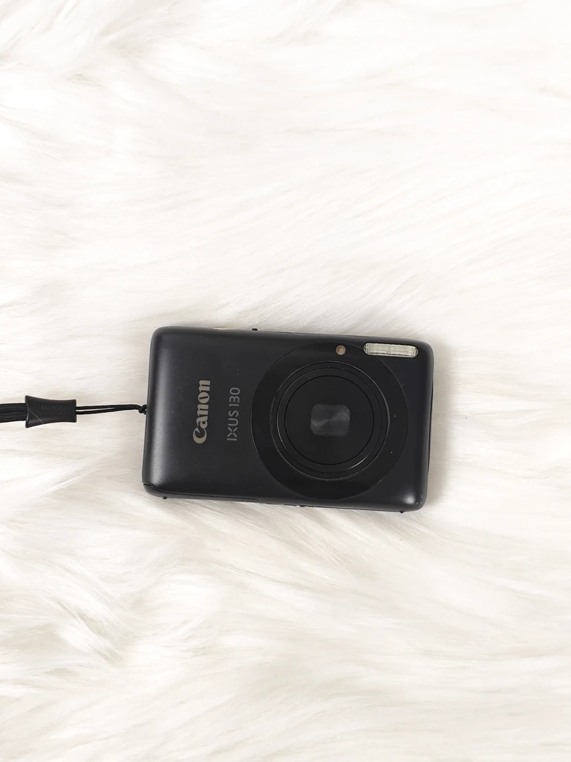 95新 Canon/佳能 ixus130 黑色 机皇 1400w像素4倍光变
