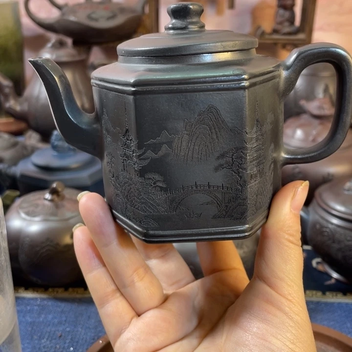 茶壶紫砂紫砂茶具紫砂瑕疵